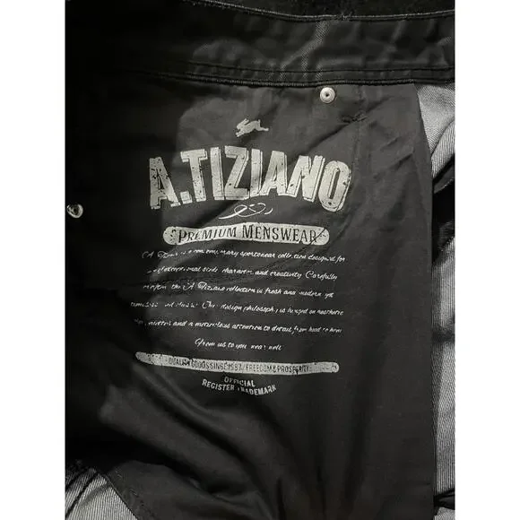 a tiziano jeans Mens Black 48x32
